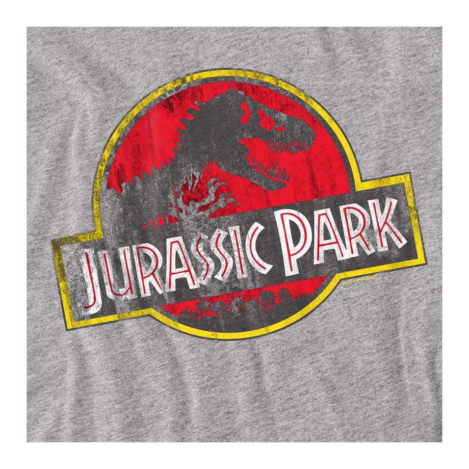 Jurassic Park  T-ShirtManches Longues Motiftyle Logo Usé 