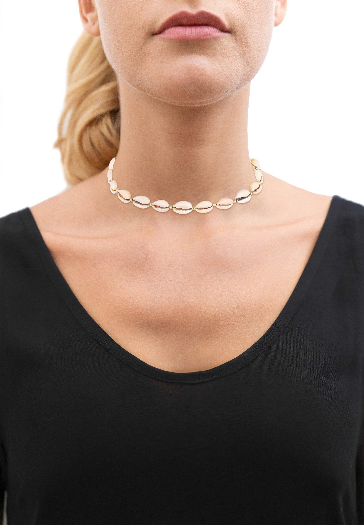 Elli  Halskette Choker Kauri Muscheln 