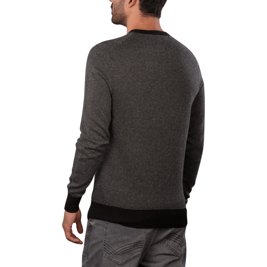 TOMMY HILFIGER Pima Pullover Herringbone Kashmir  