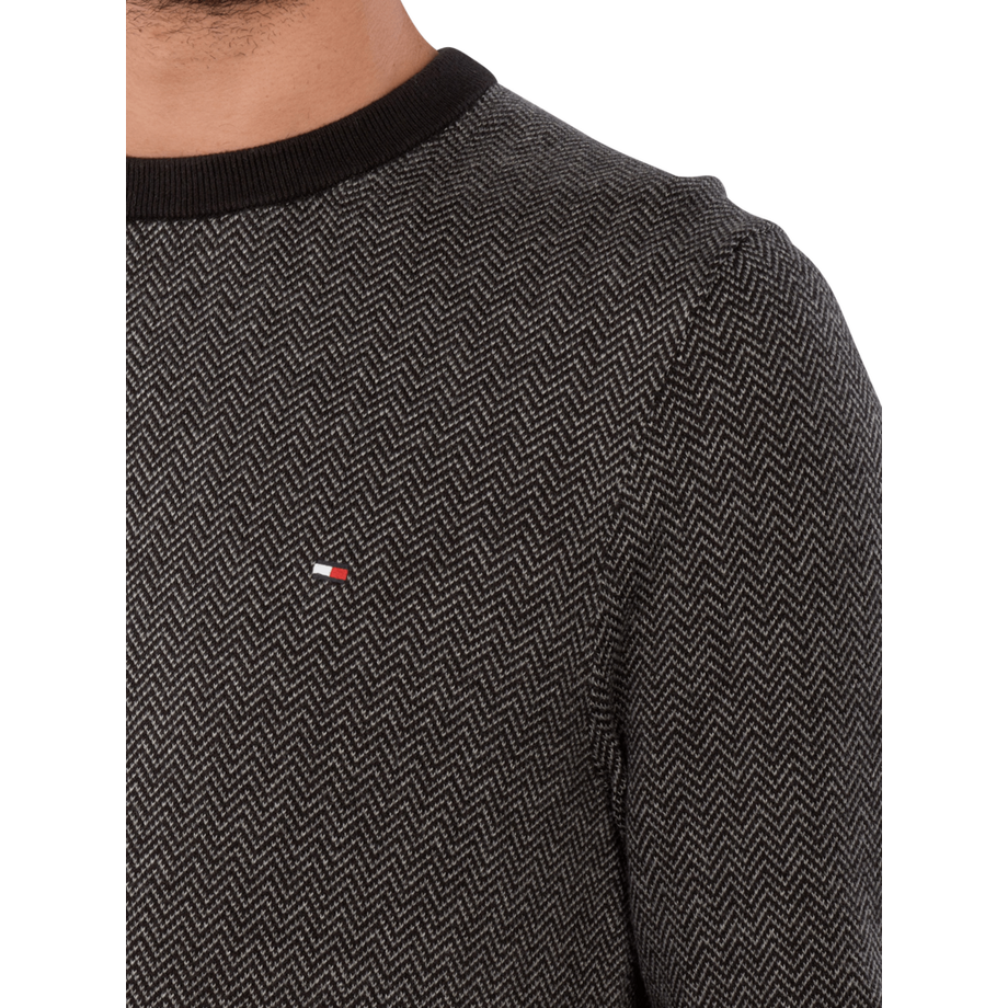 TOMMY HILFIGER Pima Pullover Herringbone Kashmir  