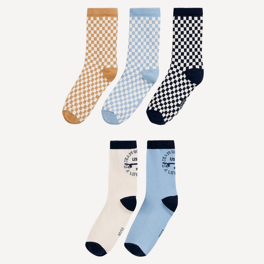 La Redoute Collections  5 Paar gemusterte Socken 