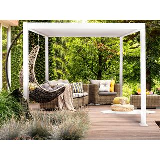 Beliani Tonnelle de jardin en Aluminium Moderne FORNOLI  