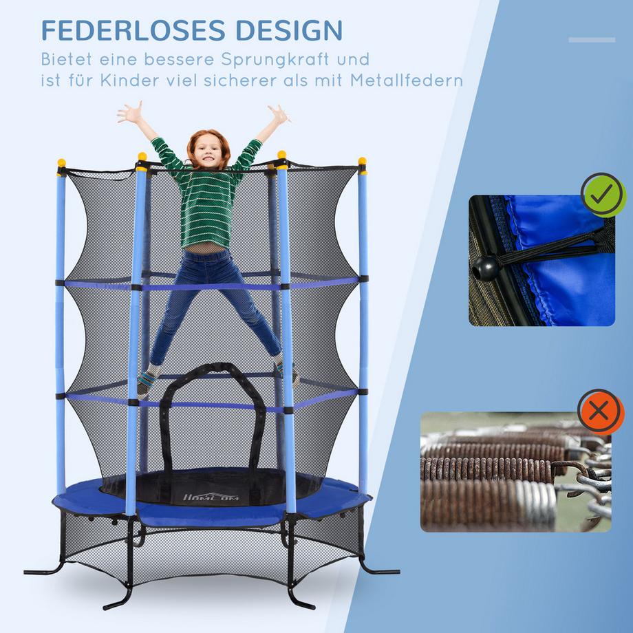 HOMCOM  Trampoline pour enfants 