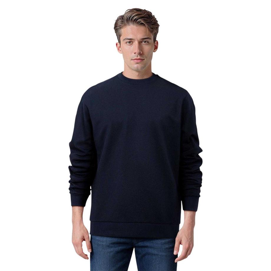 LYLE & SCOTT  SweaT-Shirt, Rundhalsausschnitt, Twill 