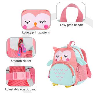 Only-bags.store Zaino Bambini Gufo Asilo Nido Scuola Materna  