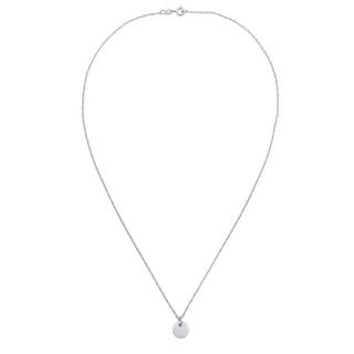 Elli  Halskette Plättchen Rund Gedrehte Kette 