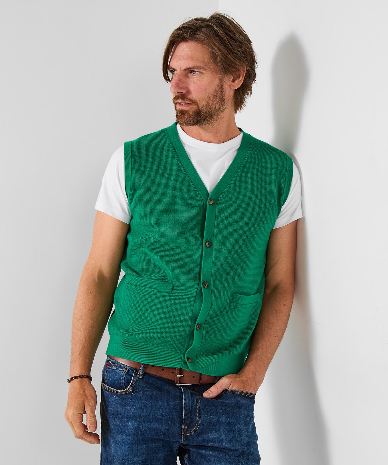 Joe Browns Vielseitige Schicke Strickweste mit Knöpfen  