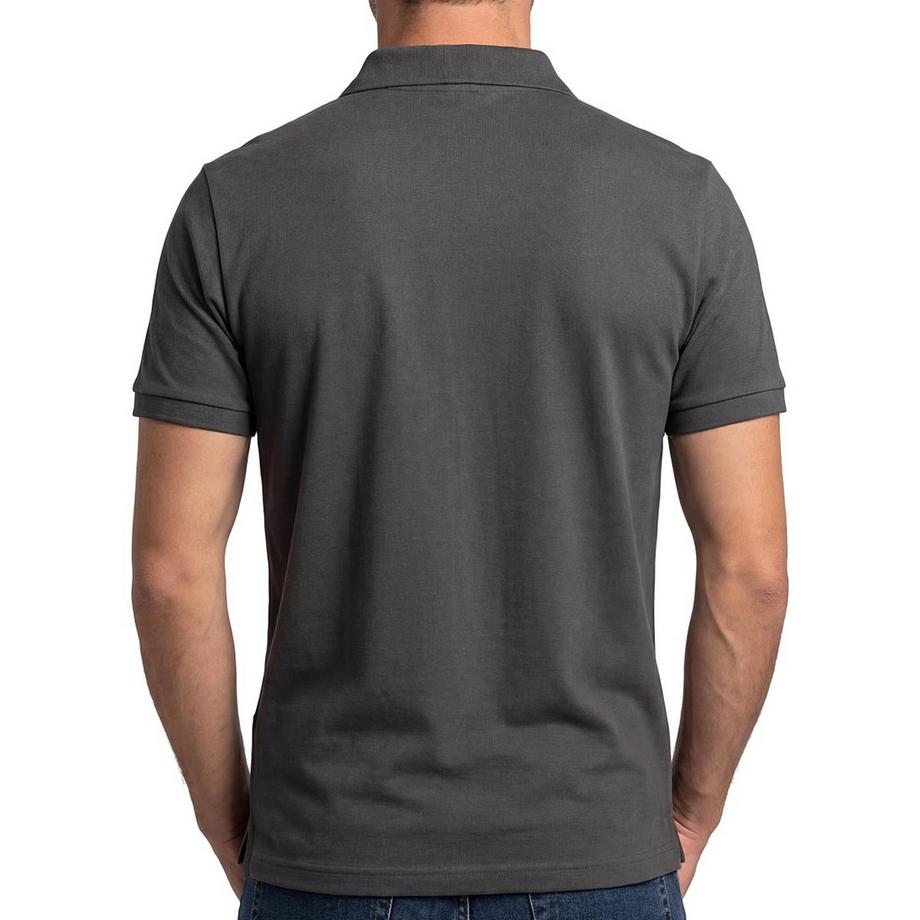 Ragman Basic Poloshirt mit Reissverschluss  