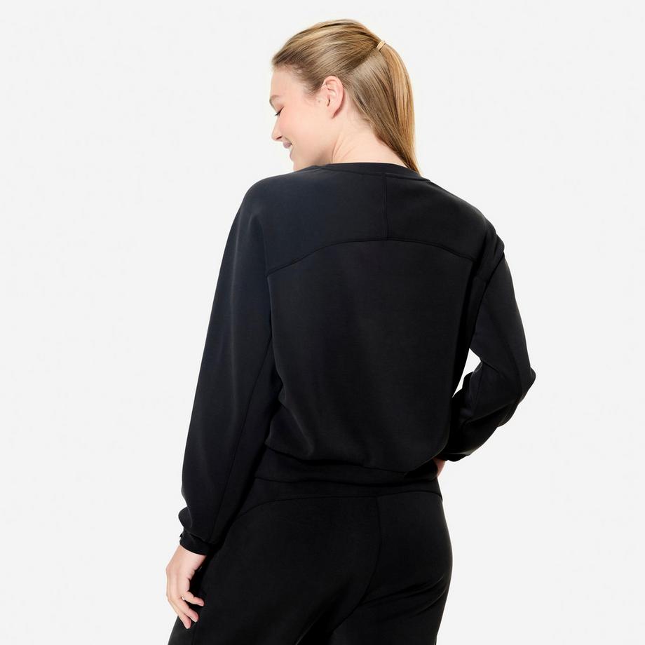 DOMYOS  Pull de Yoga pour Femme - Noir 