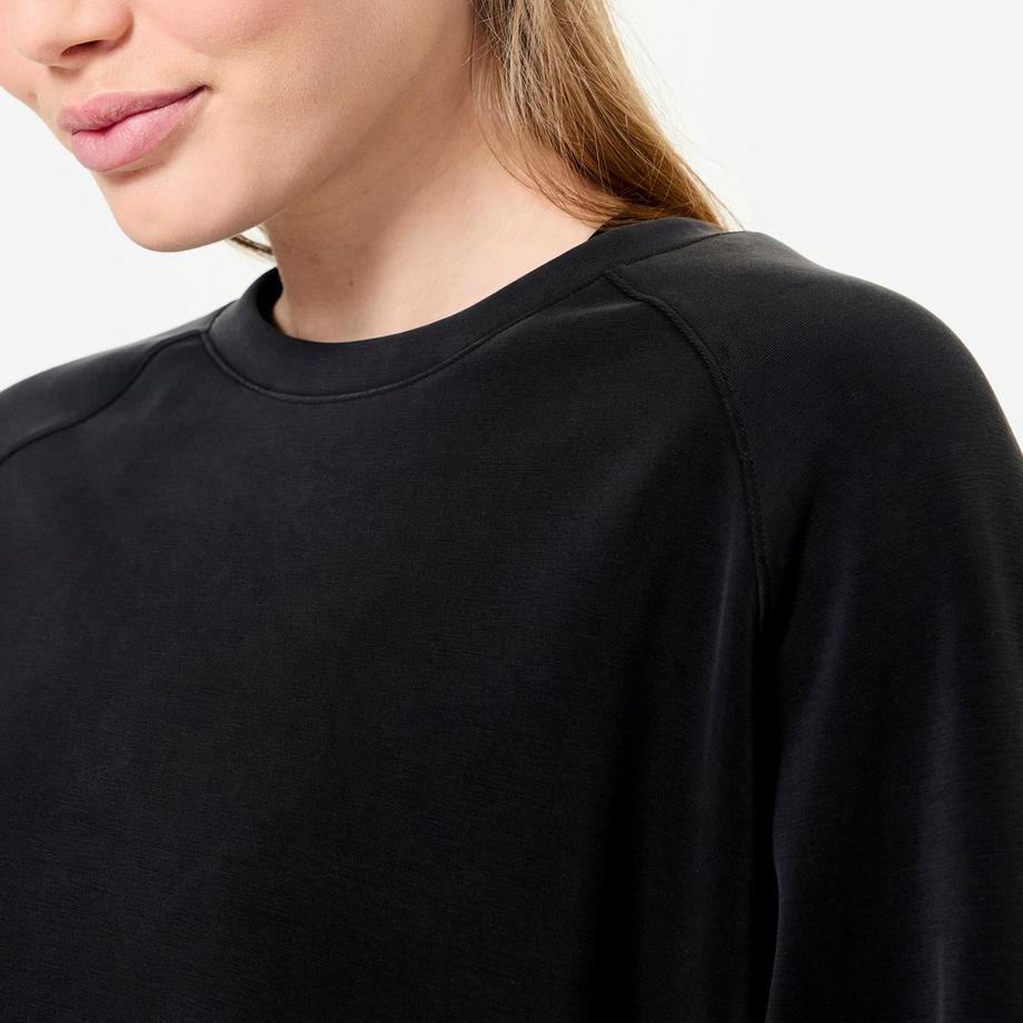 DOMYOS  Pull de Yoga pour Femme - Noir 