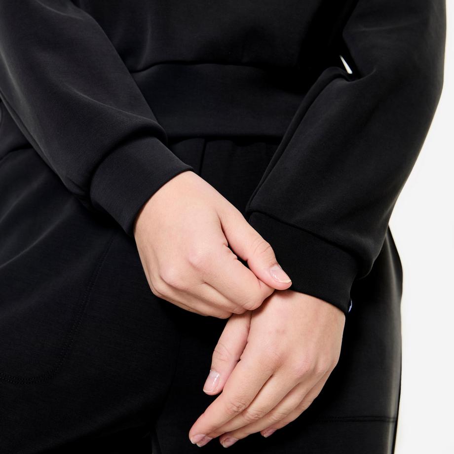 DOMYOS  Pull de Yoga pour Femme - Noir 