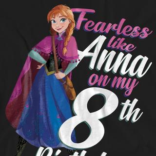 FROZEN Fearless Like Anna 8e Anniversaire T-Shirt  