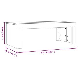 VidaXL Table basse bois d'ingénierie  