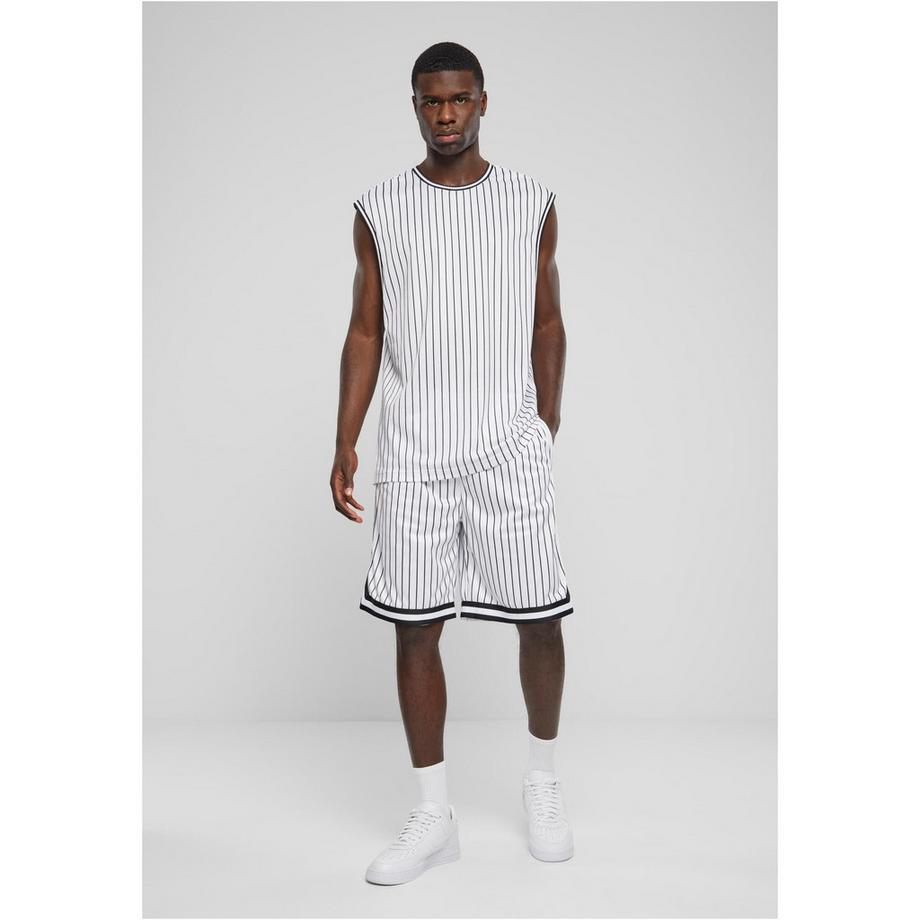 URBAN CLASSICS Gestreiftes Mesh Tank Top  