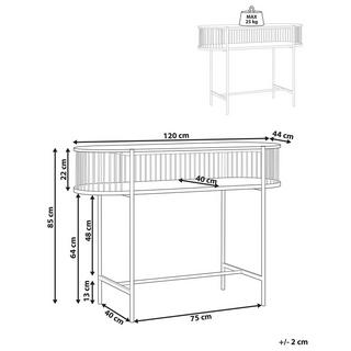 Beliani Console en MDF Rétro BIRSON  