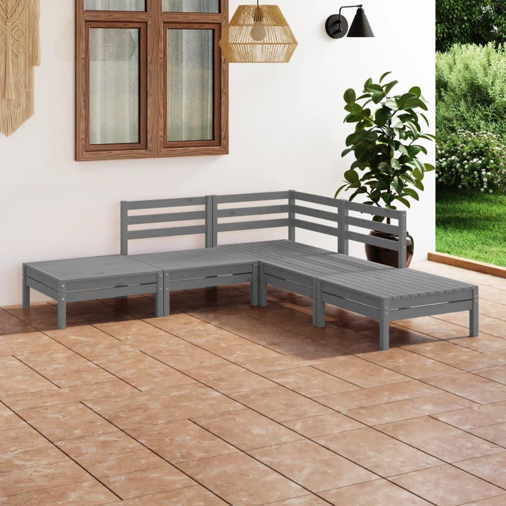 VidaXL Mobilier de jardin bois de pin  