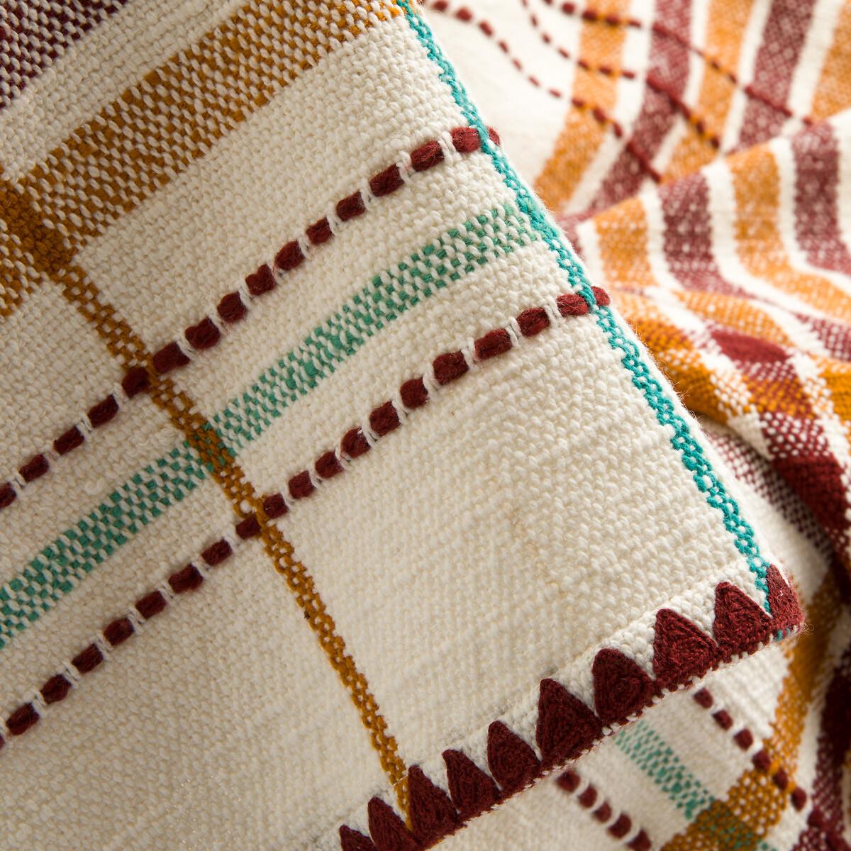 La Redoute Intérieurs Socco Geometrisches Gewebtes Baumwollplaid  