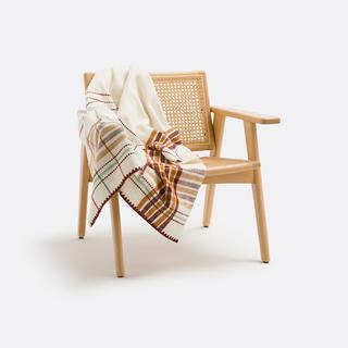 La Redoute Intérieurs Socco Geometrisches Gewebtes Baumwollplaid  