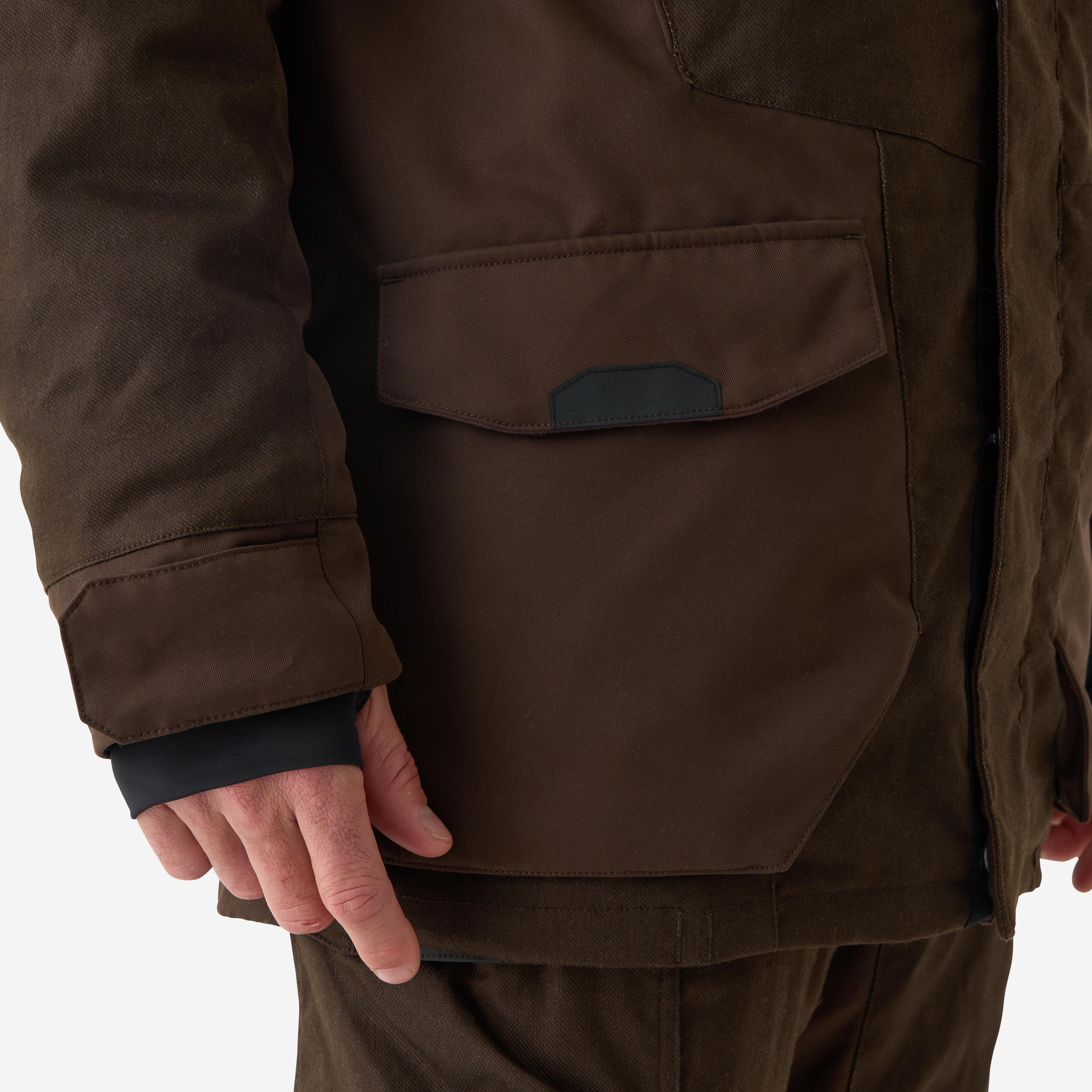 SOLOGNAC Warme geräuscharme Baumwolljacke  