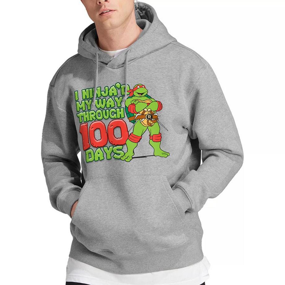 TEENAGE MUTANT NINJA TURTLE I Ninja´d My Way Through 100 Days Felpa Con Cappuccio  