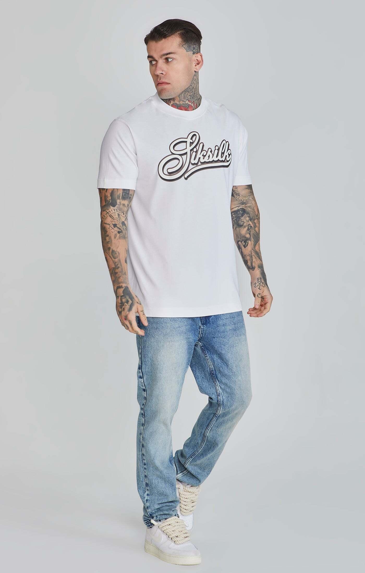Sik Silk Logo T-Shirt Oversized  