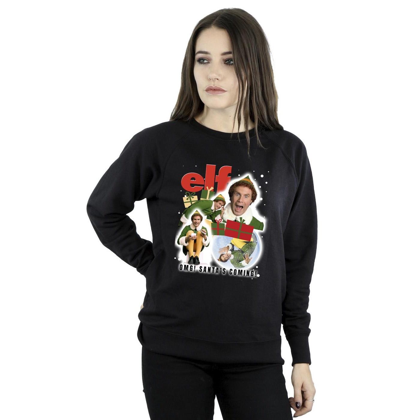 Elf OMG Santa's Coming Sweatshirt  