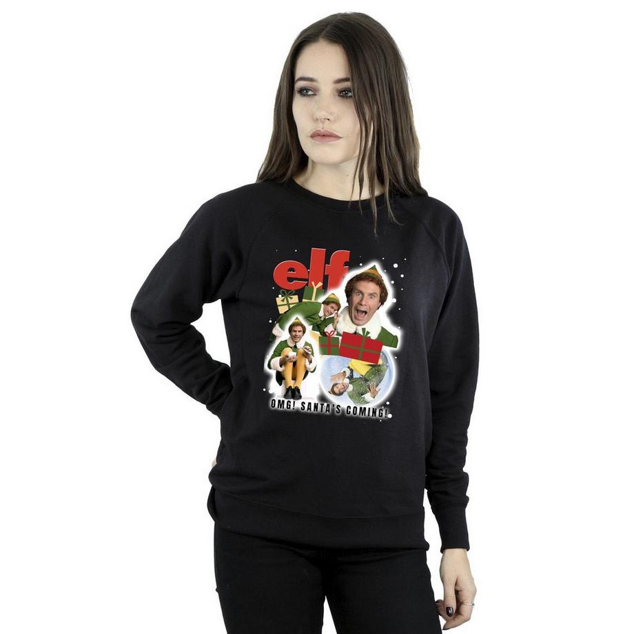 Elf OMG Santa's Coming Sweatshirt  