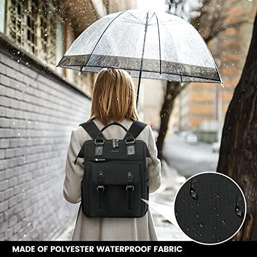 Only-bags.store Sac à dos pour ordinateur portable 15.6 pouces avec pochette pour câble de données port de chargement USB  