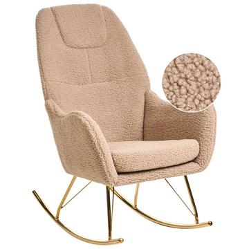 Fauteuil à bascule en Bouclé Moderne GULSELE
