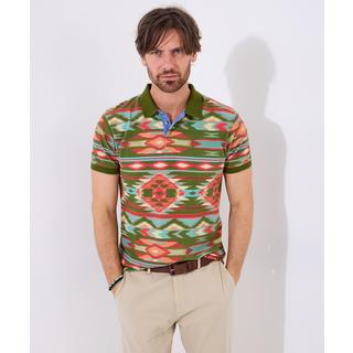 Joe Browns  Poloshirt mit lebhaftem Aztekenmuster 