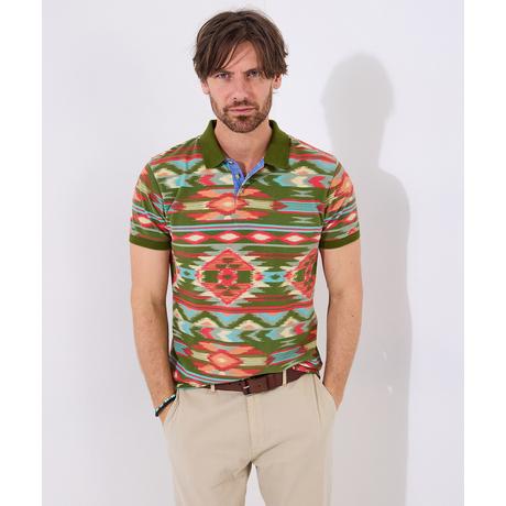 Joe Browns  Poloshirt mit lebhaftem Aztekenmuster 