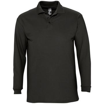 Winter II Pique LangarmShirt PoloShirt, Langarm