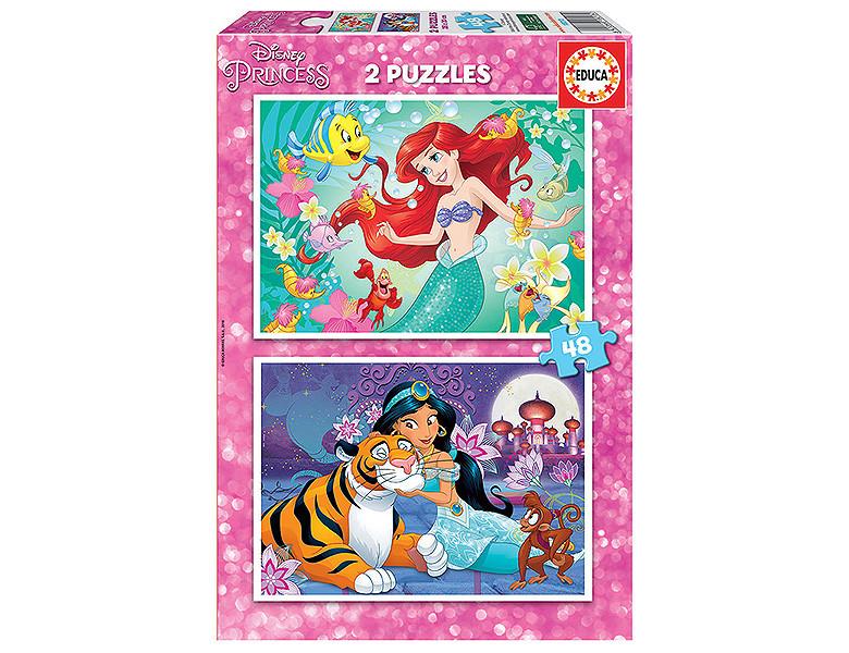 Educa  Puzzle Ariel & Jasmin (2x48) 