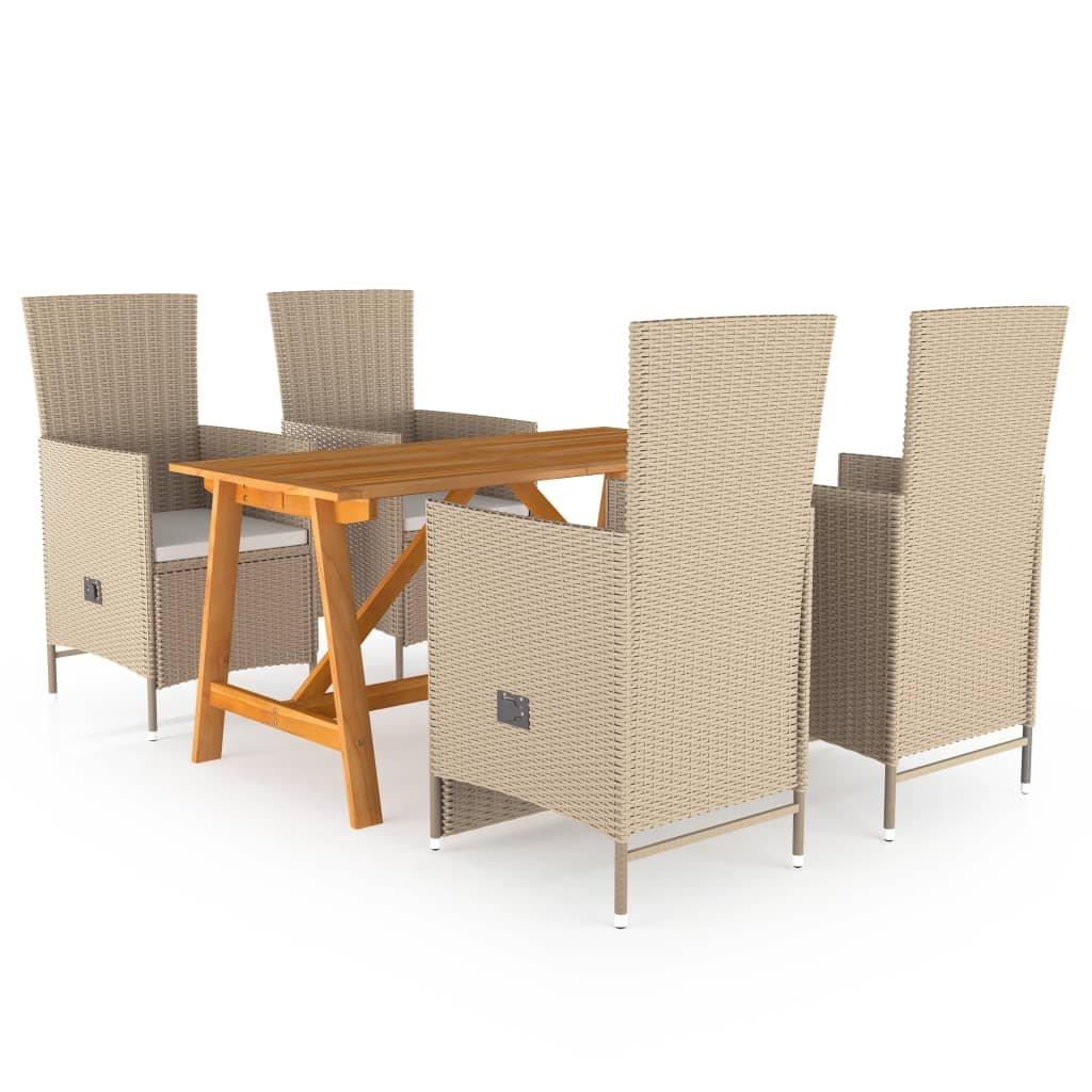 VidaXL Garten-essgruppe poly-rattan  