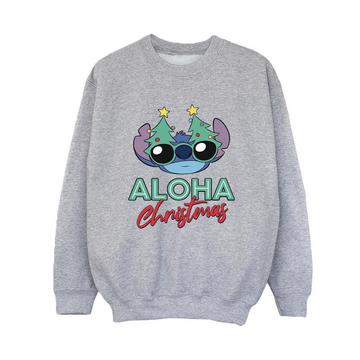 Lilo And Stitch Christmas Tree Shades Sweatshirt