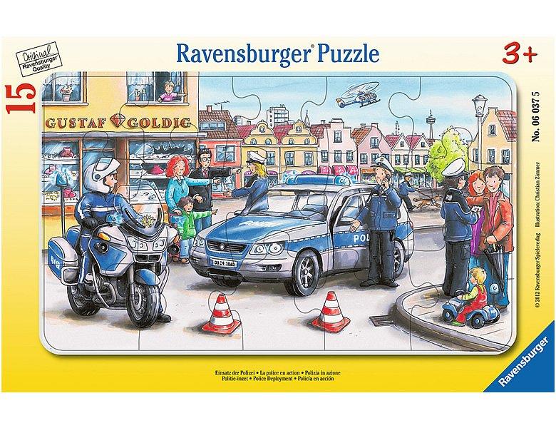 Ravensburger  Puzzle Einsatz der Polizei (15Teile) 