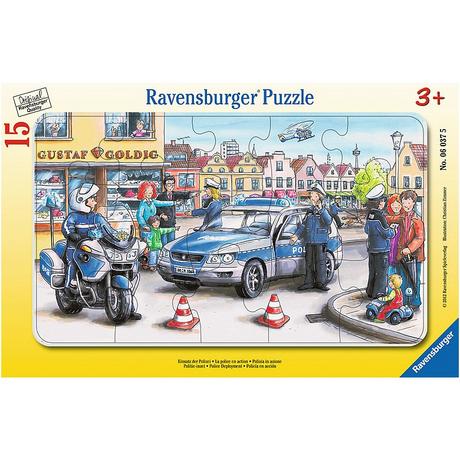 Ravensburger  Puzzle Einsatz der Polizei (15Teile) 