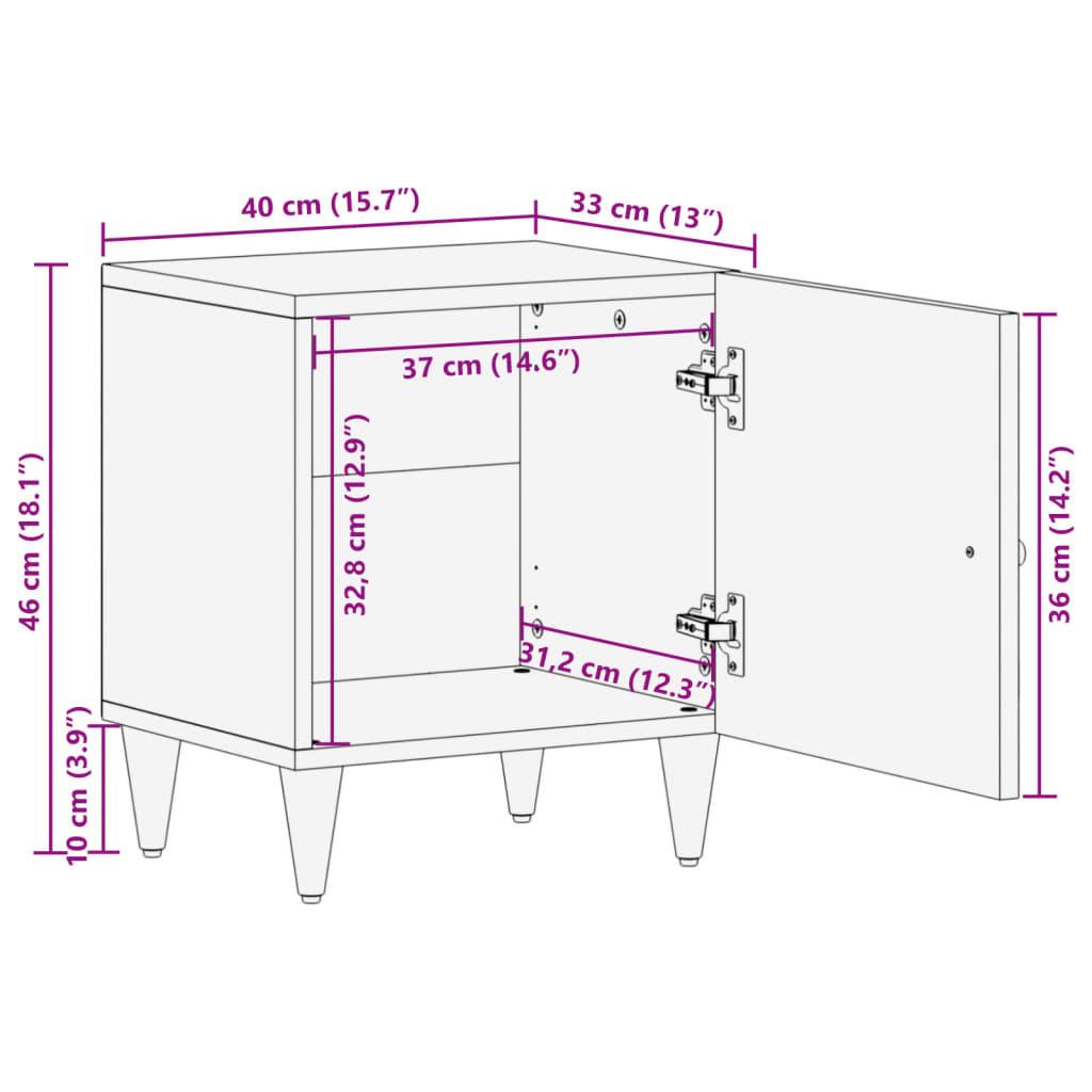 VidaXL comodino Legno  