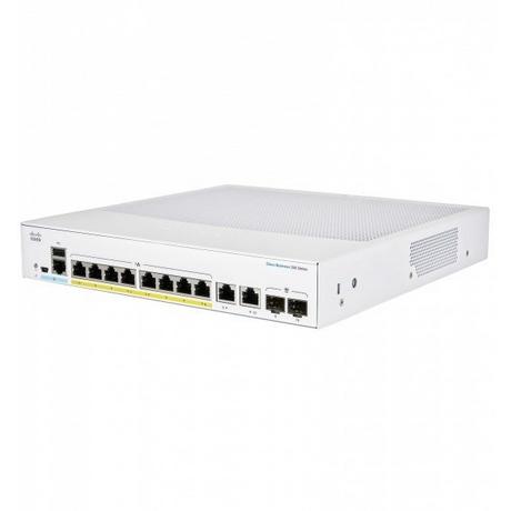Cisco  PoE+ Switch CBS350-8FP-E-2G-EU 10 Port (10 Ports) 
