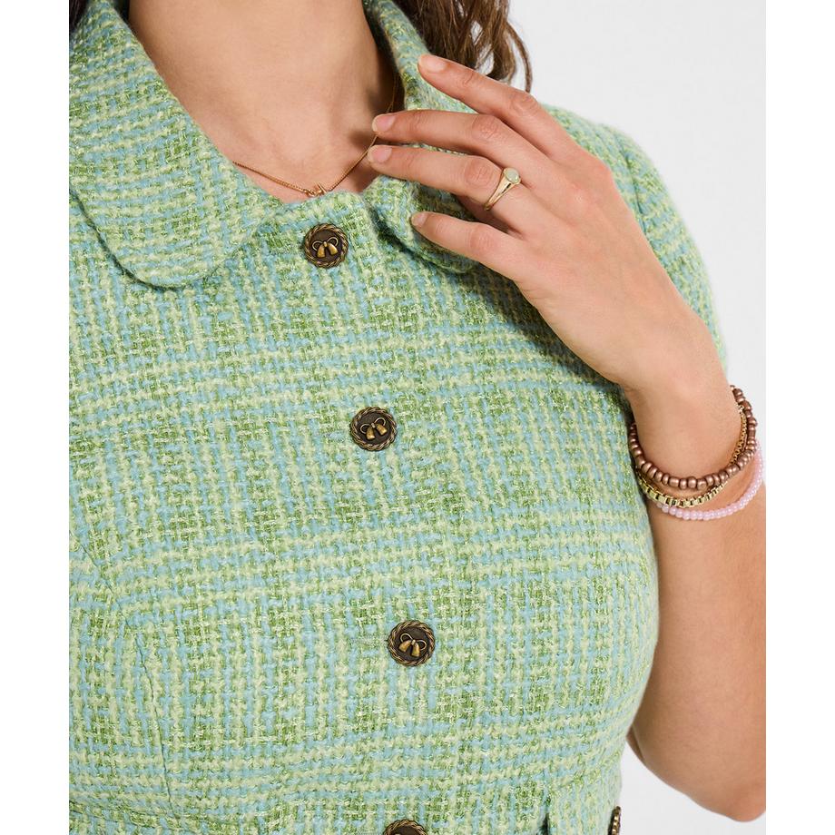 Joe Browns Kurzarm Knopfleiste Cropped Jacke  