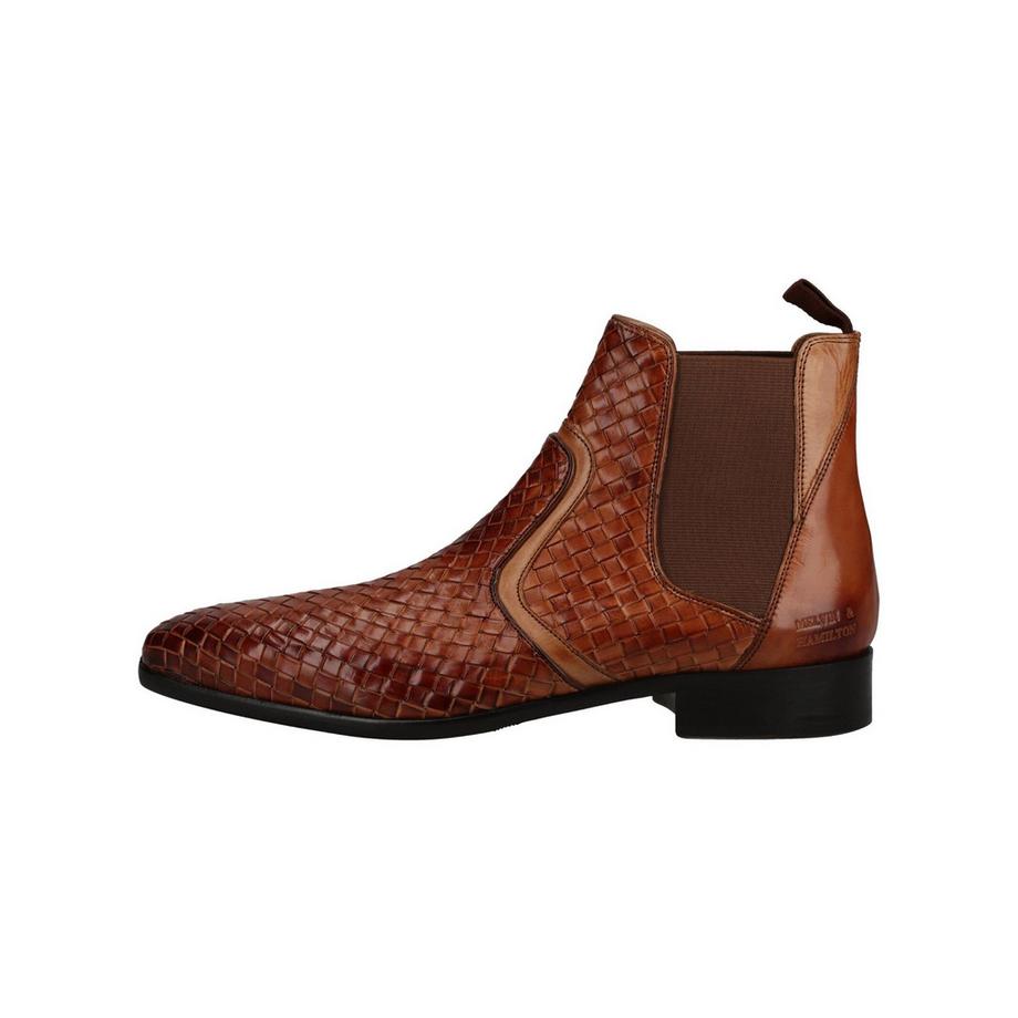 Melvin & Hamilton Stivaletto Chelsea in pelle intrecciata  