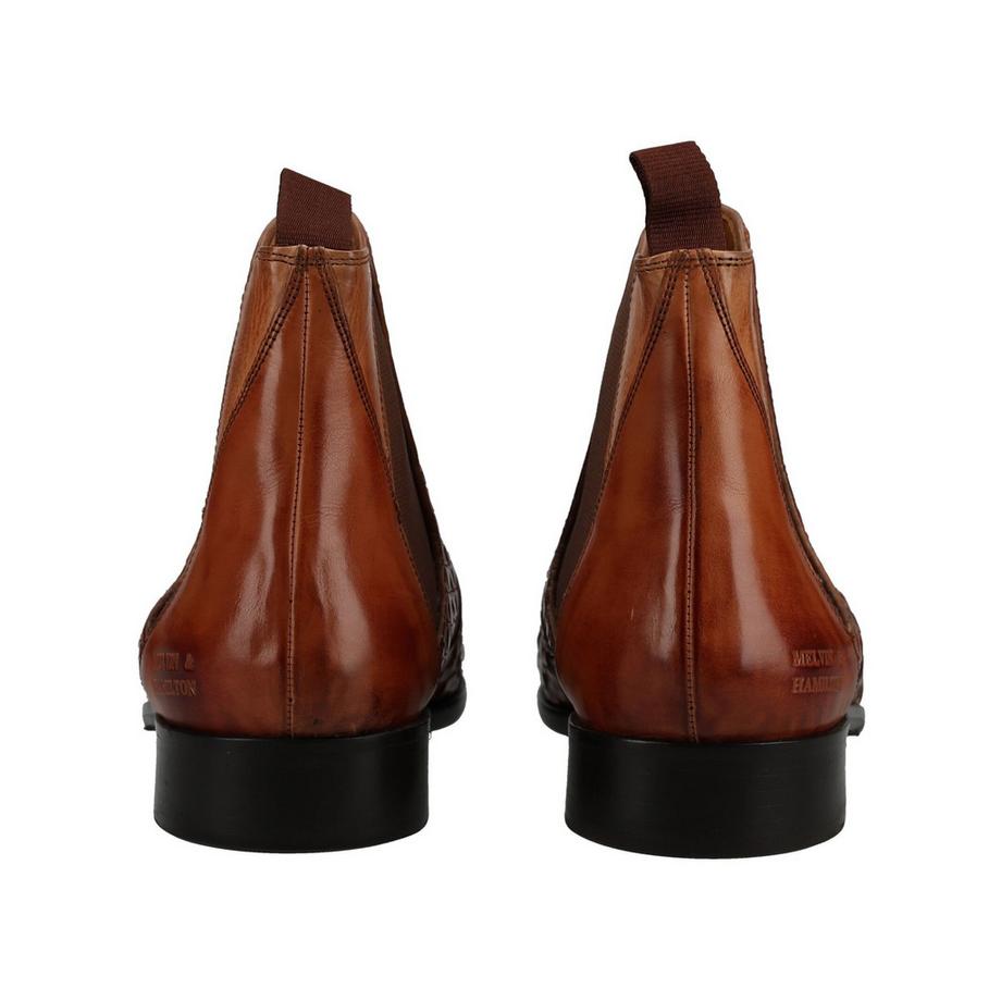 Melvin & Hamilton Stivaletto Chelsea in pelle intrecciata  