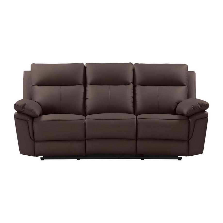 Vente-unique Relaxgarnitur 3+1 Büffelleder PAKITA  