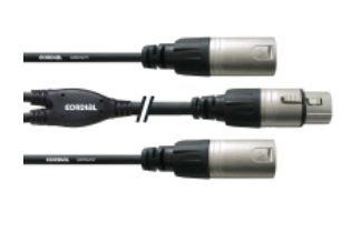 Cordial  Cordial CFY 0.3 FMM cavo audio 0,3 m 2 x XLR (3-pin) XLR (3-pin) Nero 