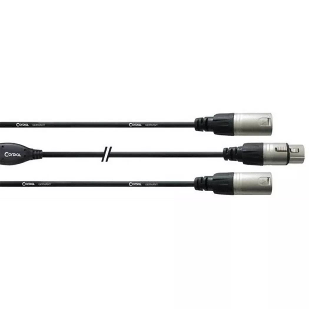 Cordial Audio-Kabel CFY 0.3FMM XLR - XLR 0.3 m