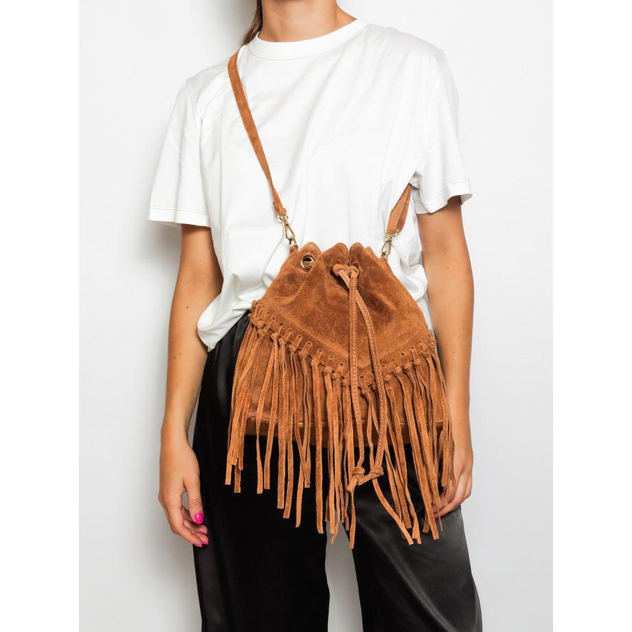Chiara Ferretti Sac seau avec franges  