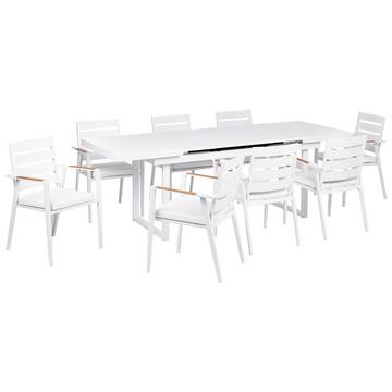 Ensemble de salle à manger 8 places en Aluminium Moderne VALCANETTO/TAVIANO