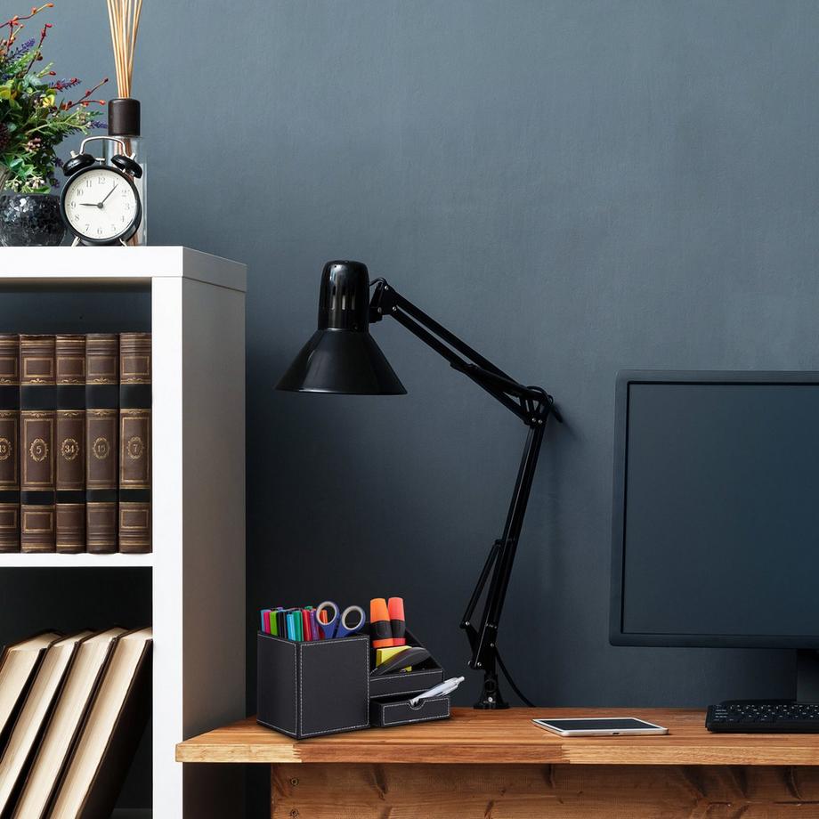 B2X Organizzazione della scrivania in similpelle  