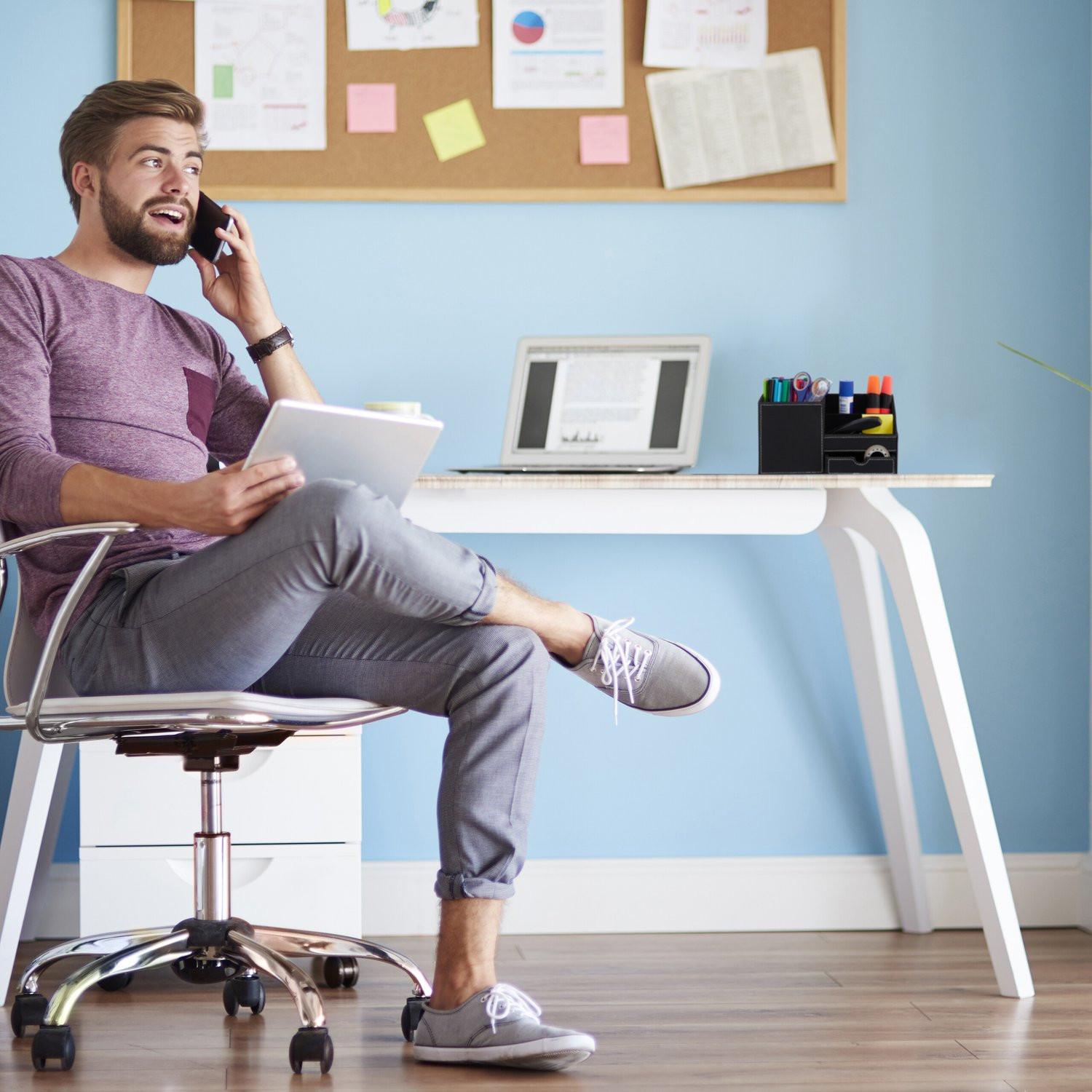 B2X Schreibtischorganisation in Lederoptik  