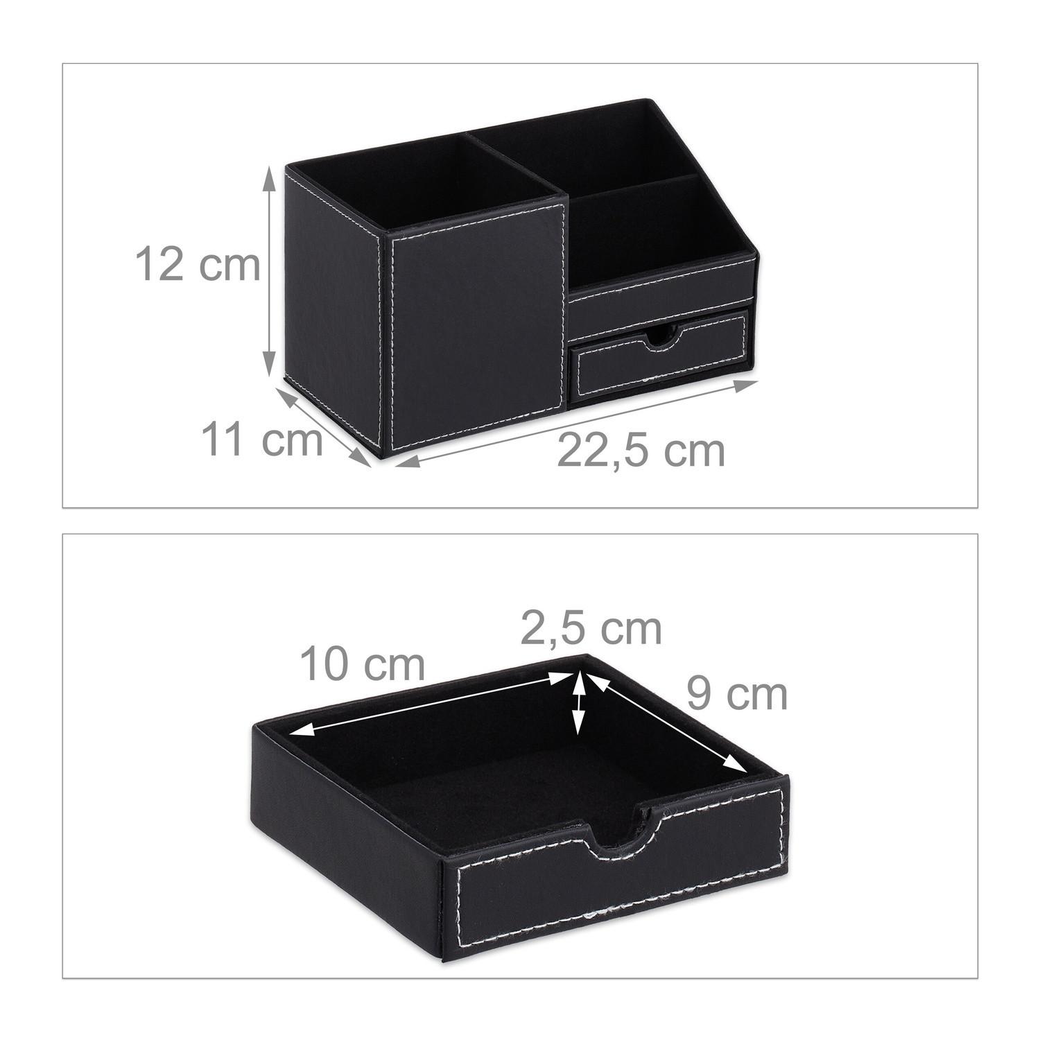 B2X Schreibtischorganisation in Lederoptik  